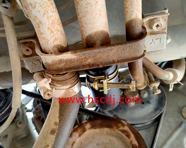 鋼絲喉箍安裝后的圖片